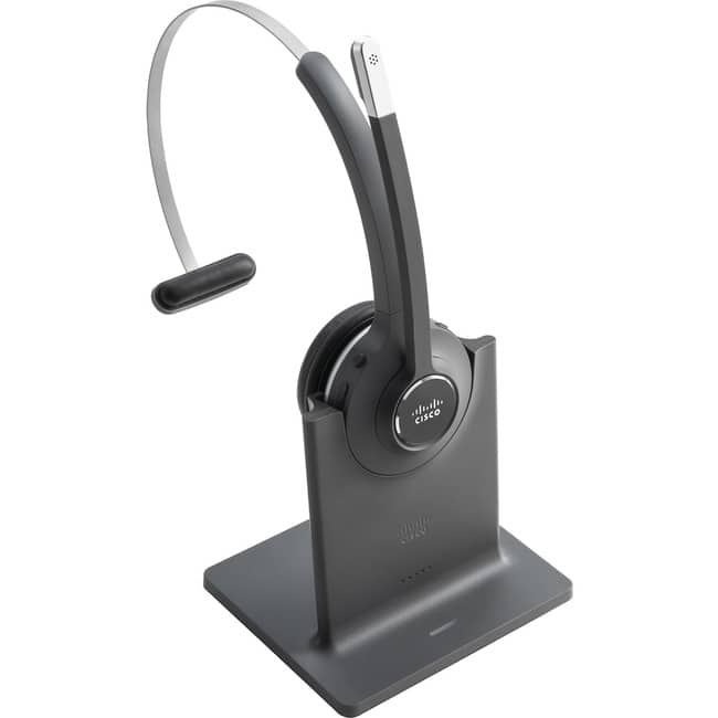 Cisco Consumer Products - Cisco 561 Headset - Mono - Wireless - DECT 6.0 - 300 ft48 kHz - Over-the-head - Monaural - Supra-aural - Unknown