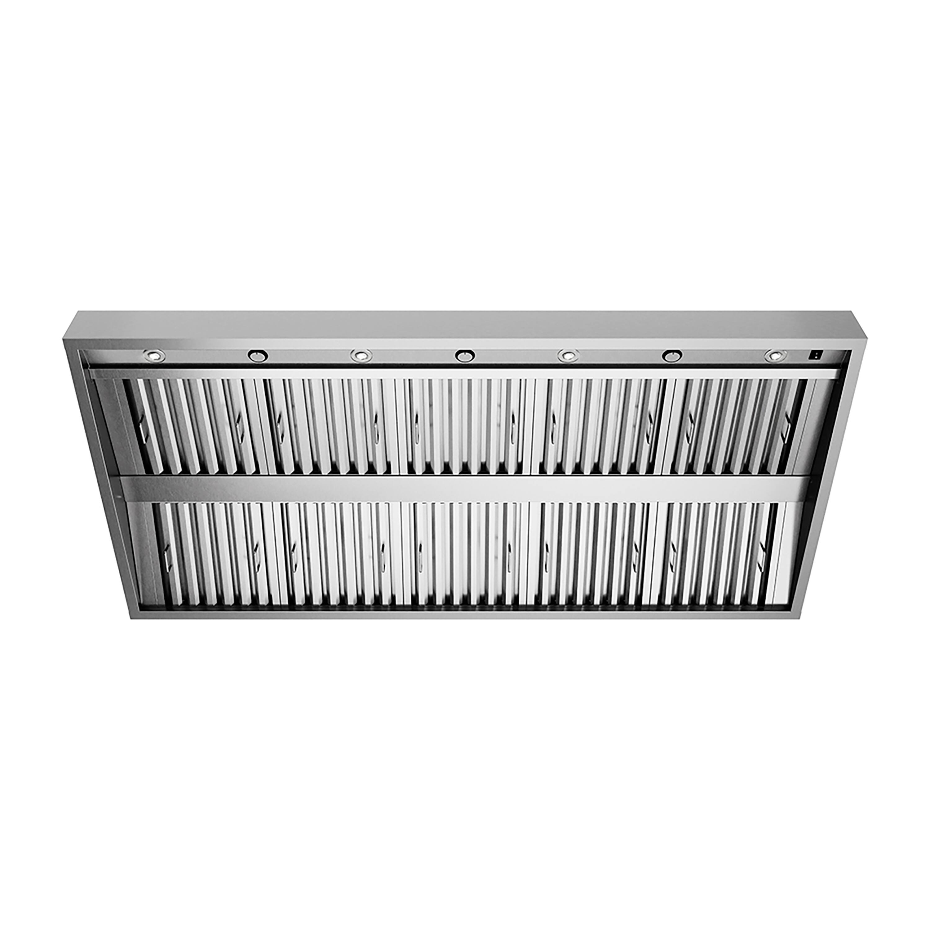 Back. ZLINE - ZLINE 72 in. Under Cabinet Outdoor Grill Hood (GOU2-72) - Stainless Steel.