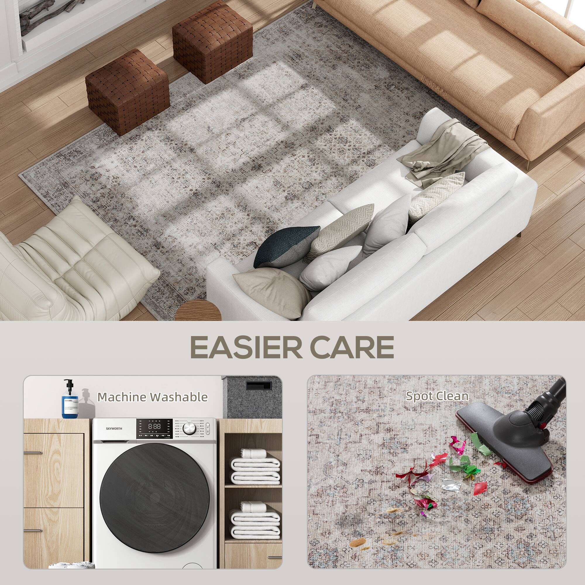 EASIER CARE

Machine Washable

Spot Clean