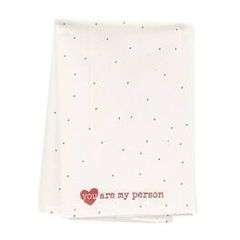 BreeBe - *You Are My Person Dish Towel - White, Red