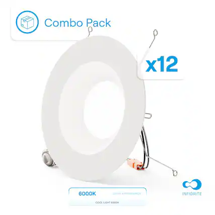Combo Pack x12
6000K LIGHT APPEARANCE
COOL LIGHT
INFIBRITE