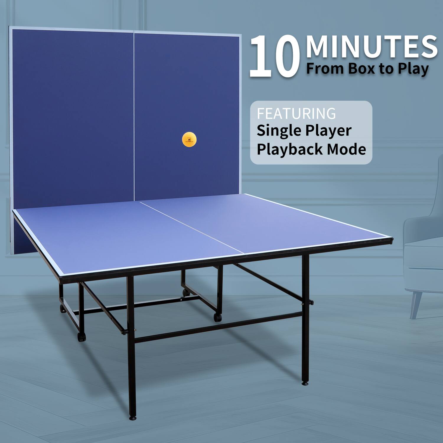10 MINUTES From Box to Play  
FEATURING Single Player Playback Mode