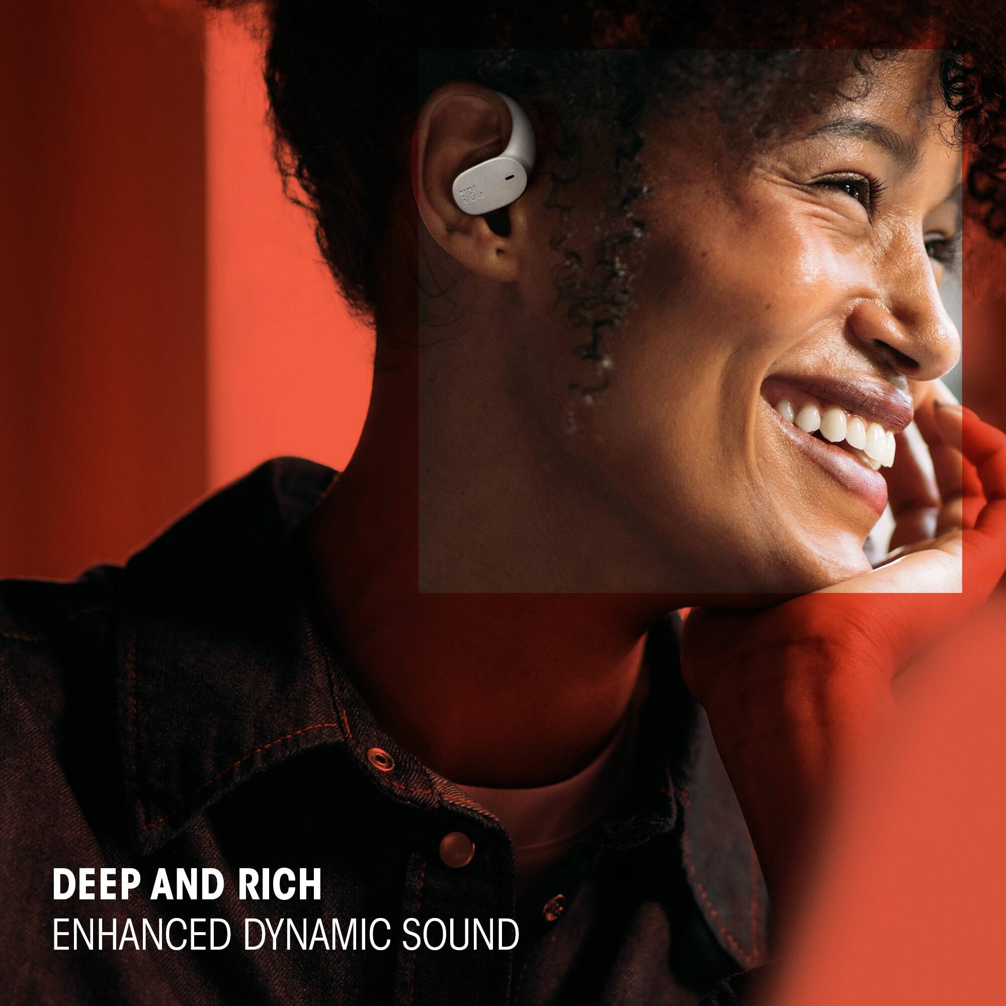 Alt View 4. JBL - Sense Lite - TRUE Wireless Bluetooth Open-ear Headphones - 2025 - Black.