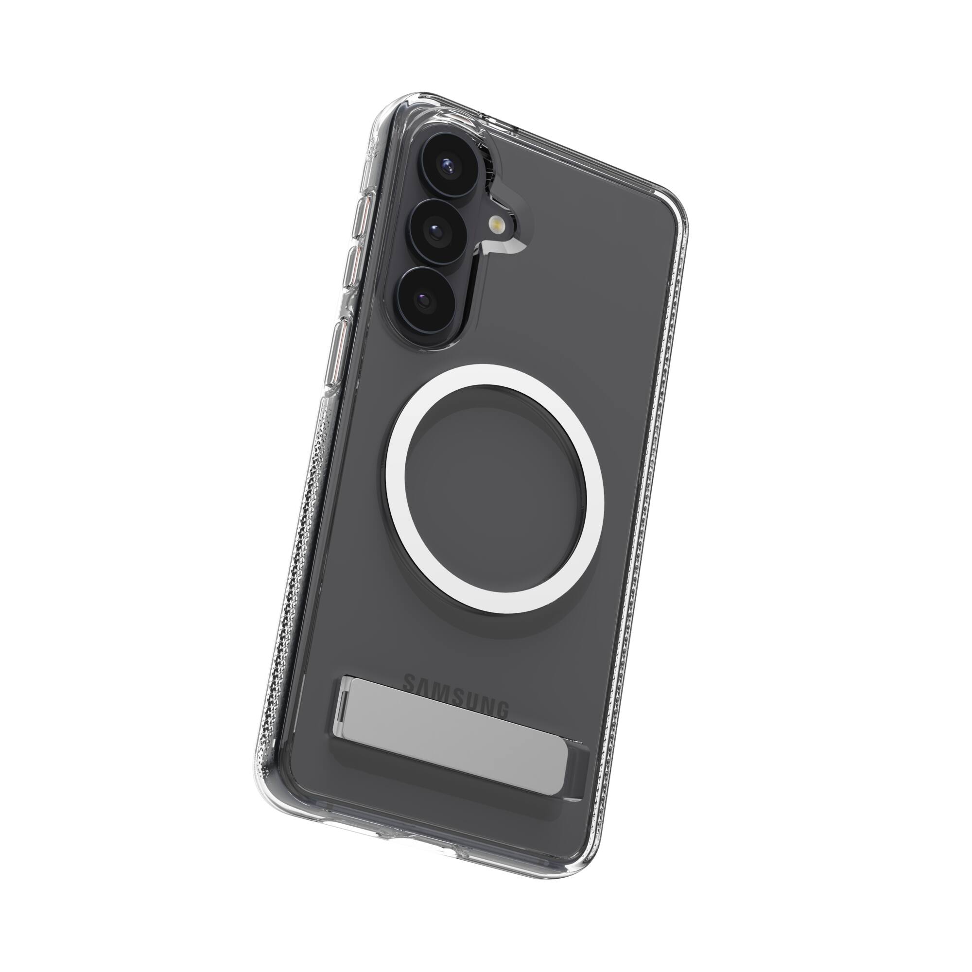 Alt View 20. ZAGG - Crystal Palace Snap Magnetic Case with Kickstand for Samsung Galaxy S26+ - Clear.