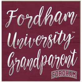 Jardine - Fordham Rams 10'' x 10'' Grandparent Plaque - Maroon