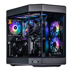 Alt View 9. Velztorm - Velztorm Black Praetix Desktop PC (Intel i9-14900K, 64GB DDR5, 2TB PCIe SSD + 6TB HDD, RTX 5080, Win 11 Pro) - Black.