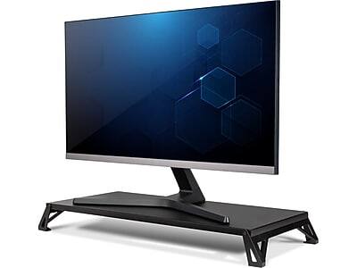 Alt View 4. Allsop - Lo Riser Adjustable Stands, Up to 32" Monitor, Black - Black.
