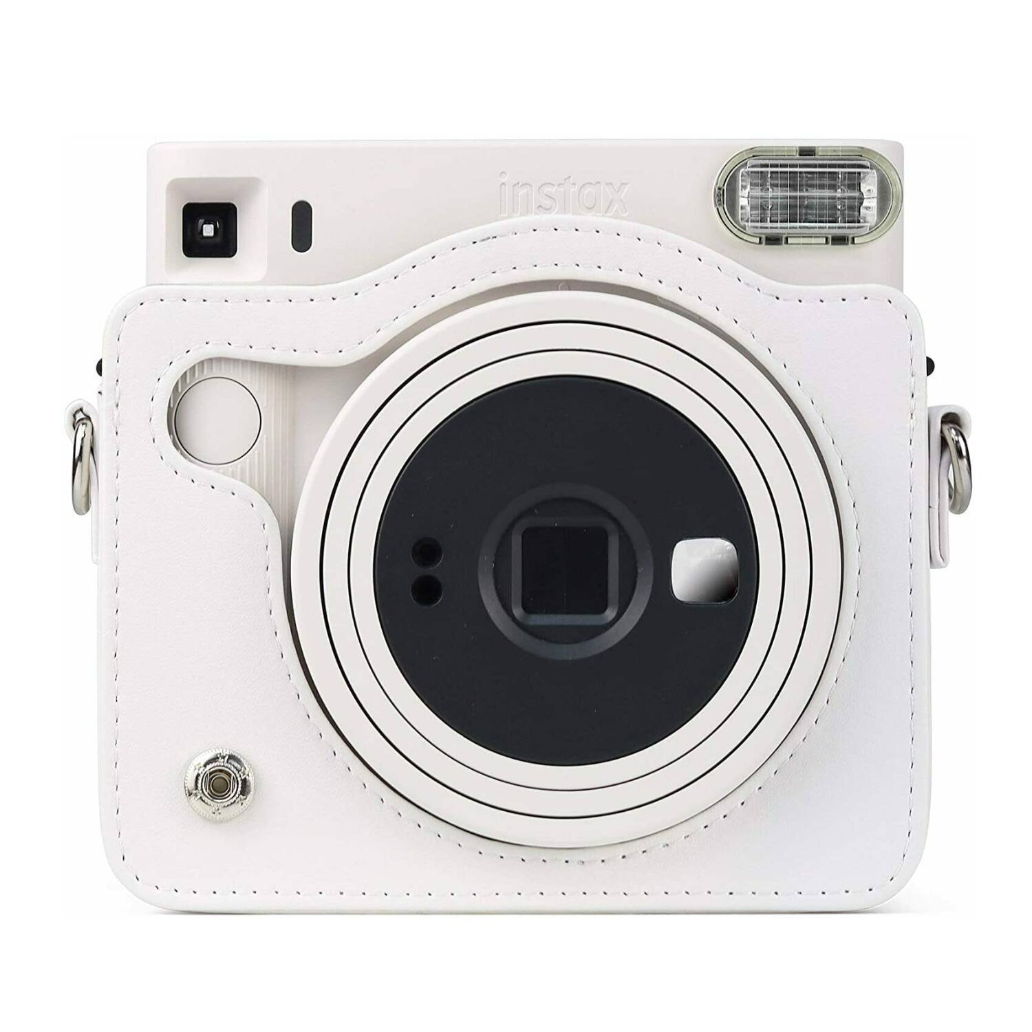 Angle. Focus Electronics - Focus Camera Square Camera Case (Chalk White) for Instax Square SQ1 Instant Camera.