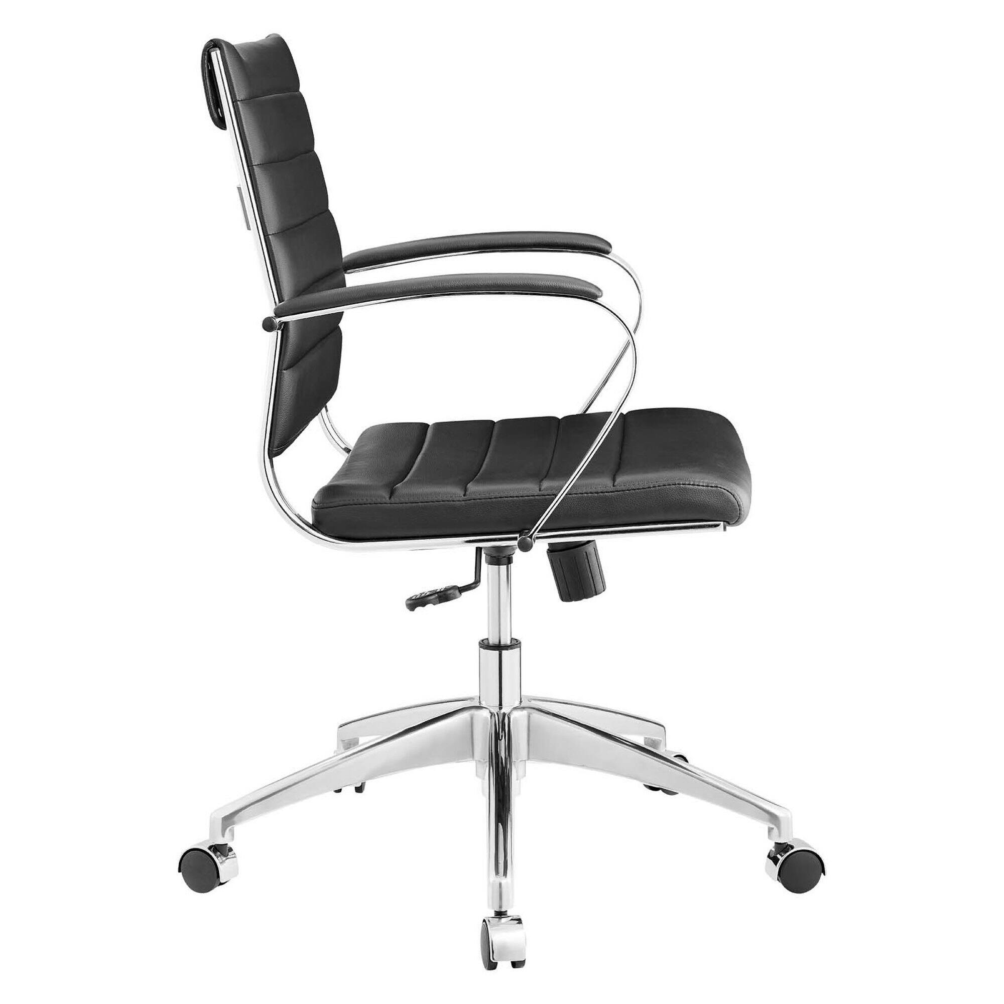 Angle. Modway - Jive Mid Back Office Chair by Modway - Black.