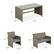 - Table: 17" x 18" x 35"
- Chair: 31" x 26" x 23.5"
- Bench: 30" x 26" x 43"
