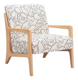 Hivvago - Runa Accent Chair - Beige & Natural