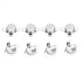 Unique Bargains - KSD301 Thermostat 210°C/410°F 16A Normally Closed N.C Temperature Switch for Microwaves/Oven 8pcs Ceramic - Silver
