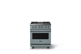 Viking - 30 in. Wide 4 Burner Pro 5 Series 4.7 Cu. Ft. Freestanding Sealed Dual Fuel Convection Range - November Sky - November Sky