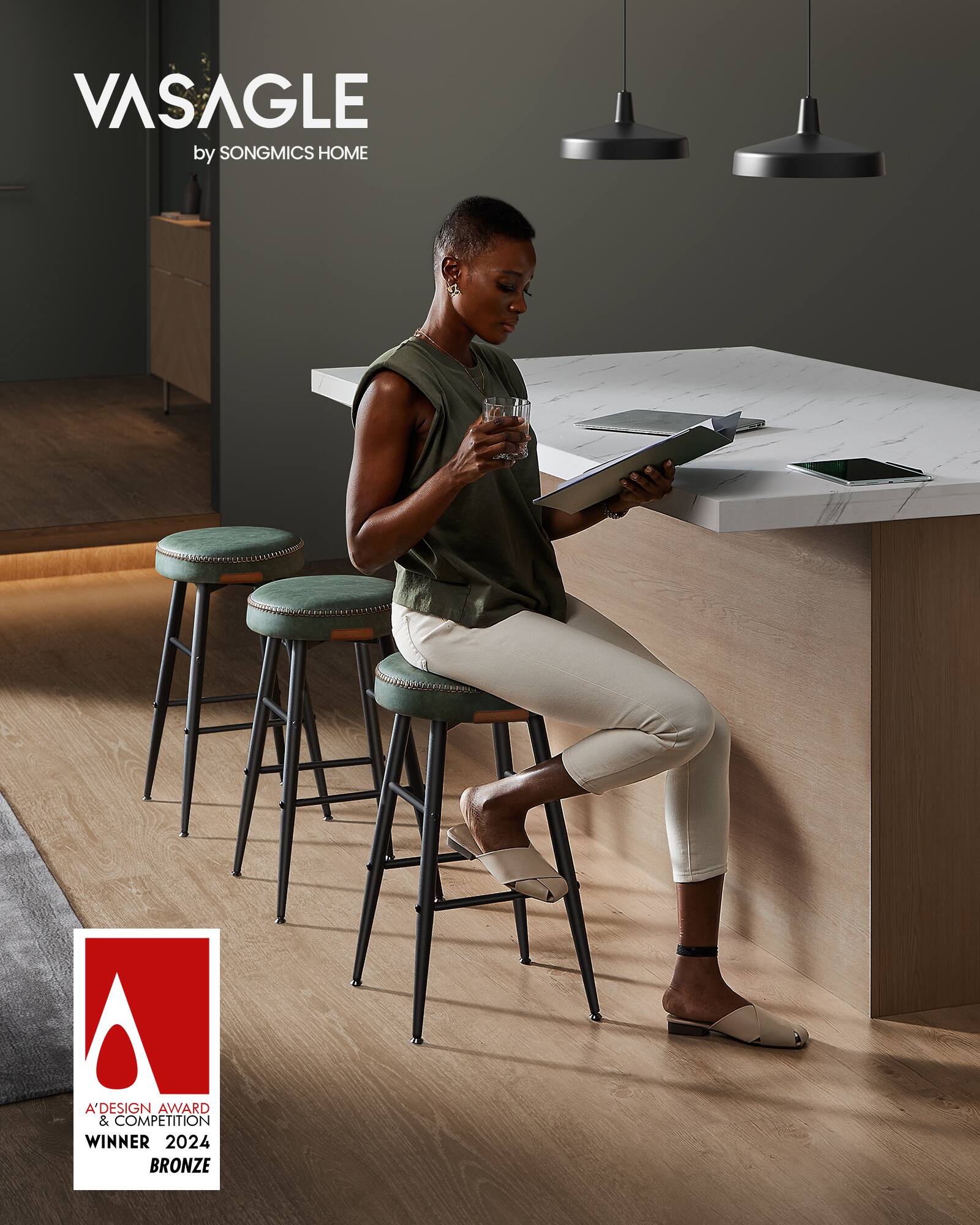 VASAGLE by SONGMICS HOME  
A'DESIGN AWARD & COMPETITION WINNER 2024 BRONZE