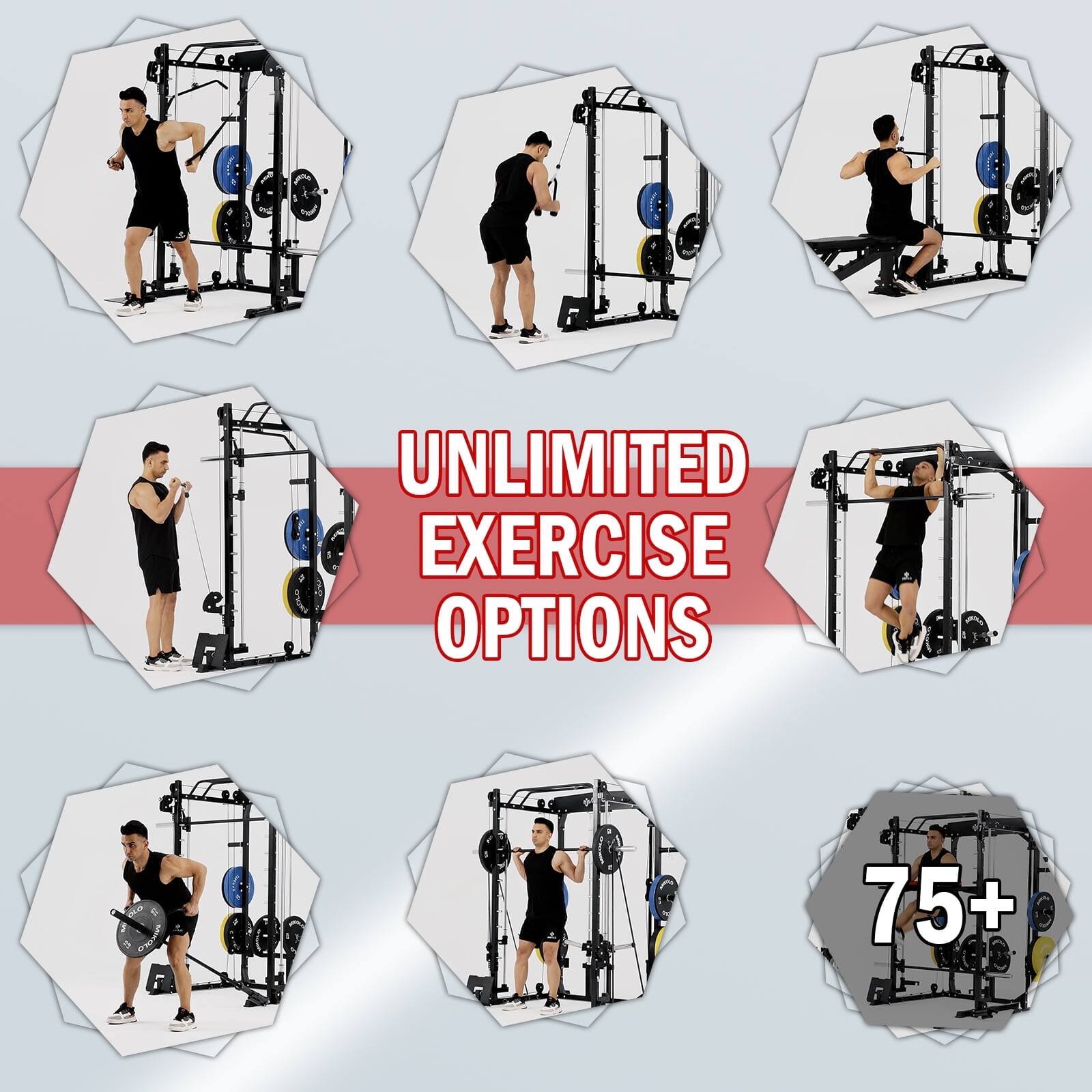 UNLIMITED EXERCISE OPTIONS
75+