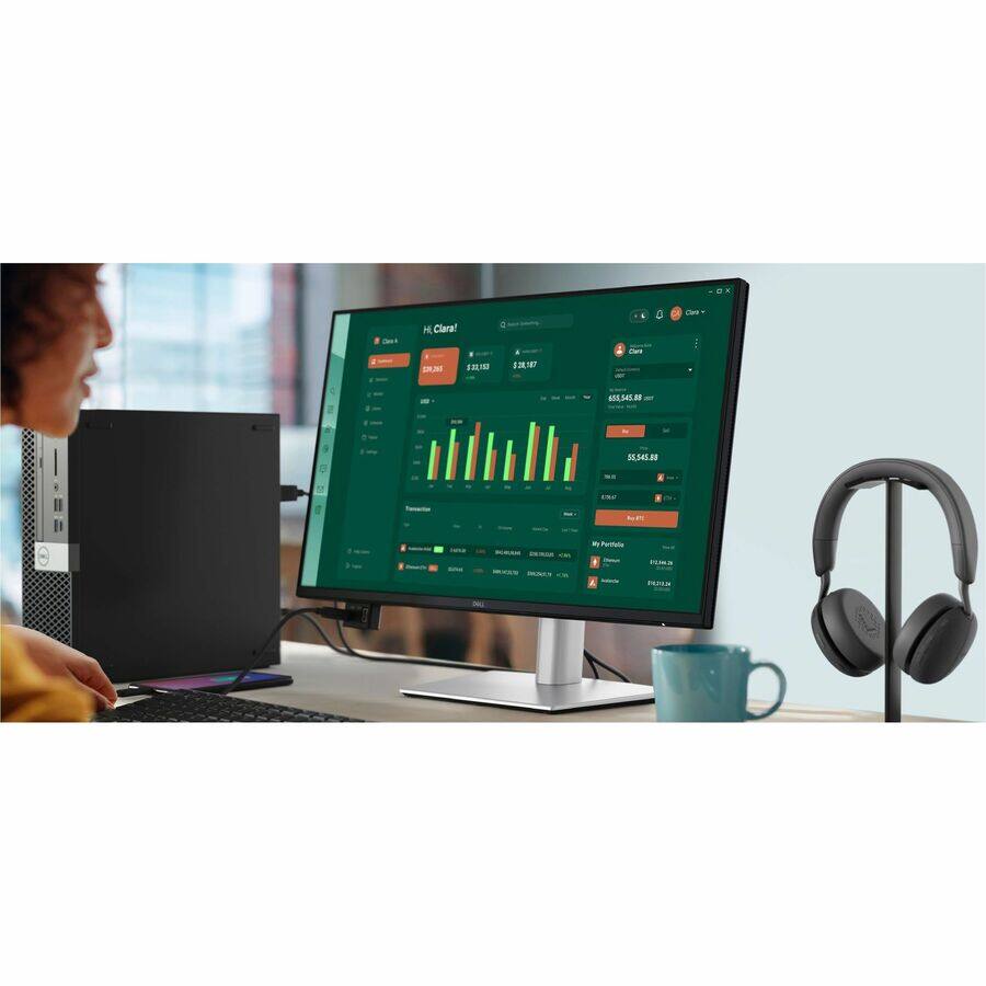 Dell Pro 24 Plus QHDモニター - P2425D Dell Pro 24 Inch Plus QHD USB-C Hub Computer Monitor | Dell USA