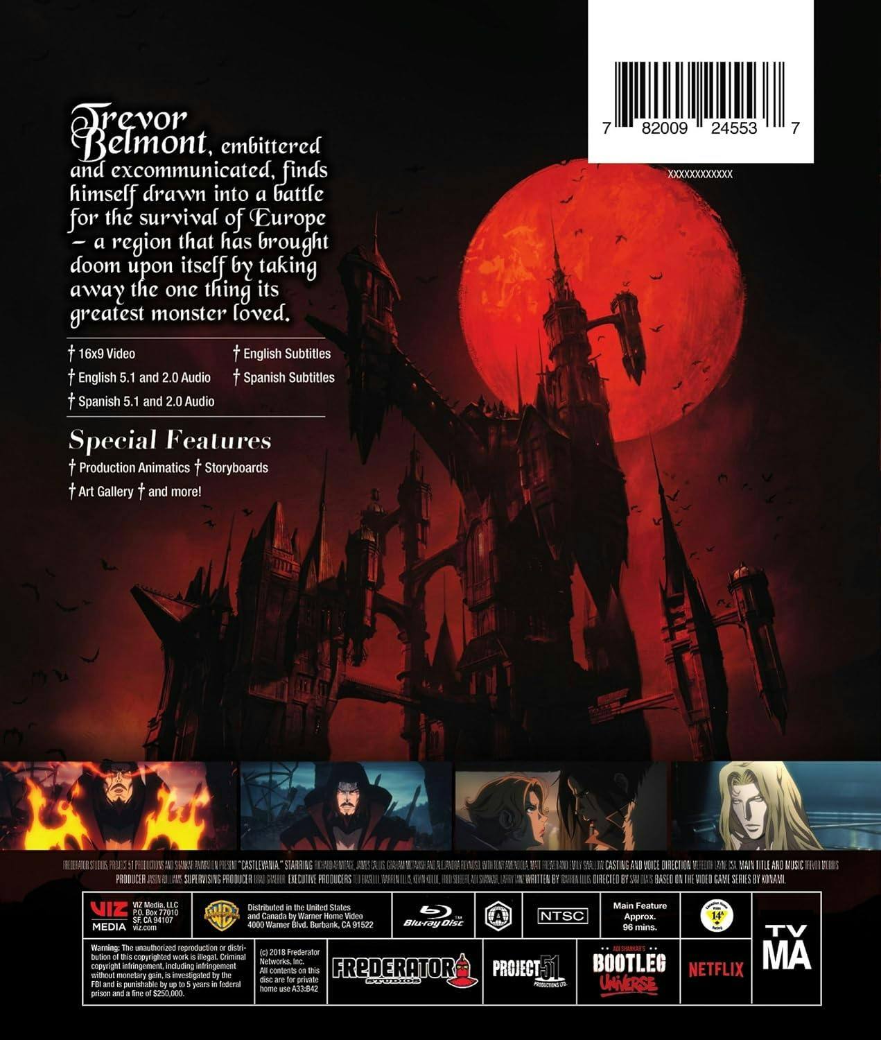 Back. Castlevania Season 1 [Blu-ray].