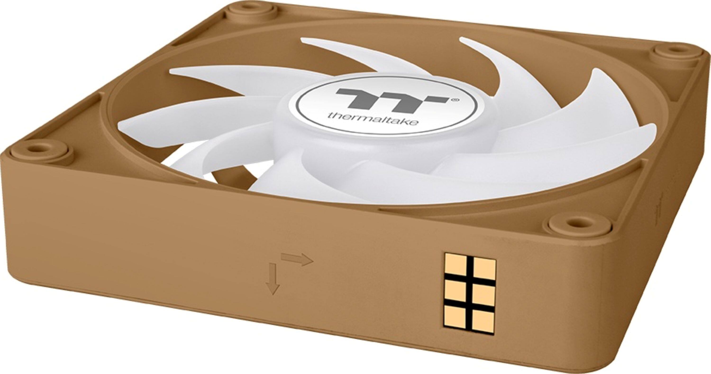 Alt View 7. Thermaltake - CT120 EX ARGB Sync 120mm Computer Case Cooling Fan (3-Pack) - Gravel Sand.