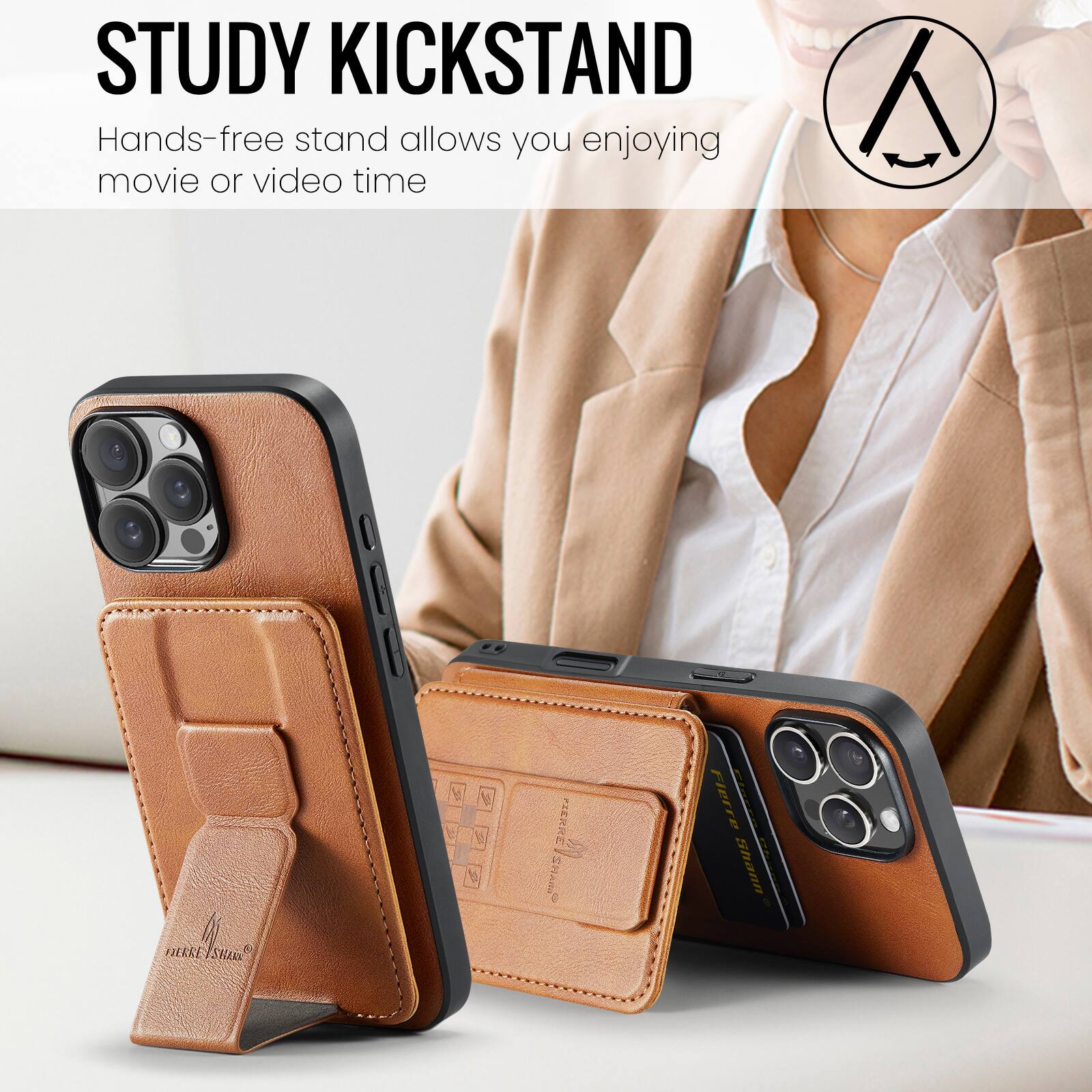 STUDY KICKSTAND  
Hands-free stand allows you enjoying movie or video time