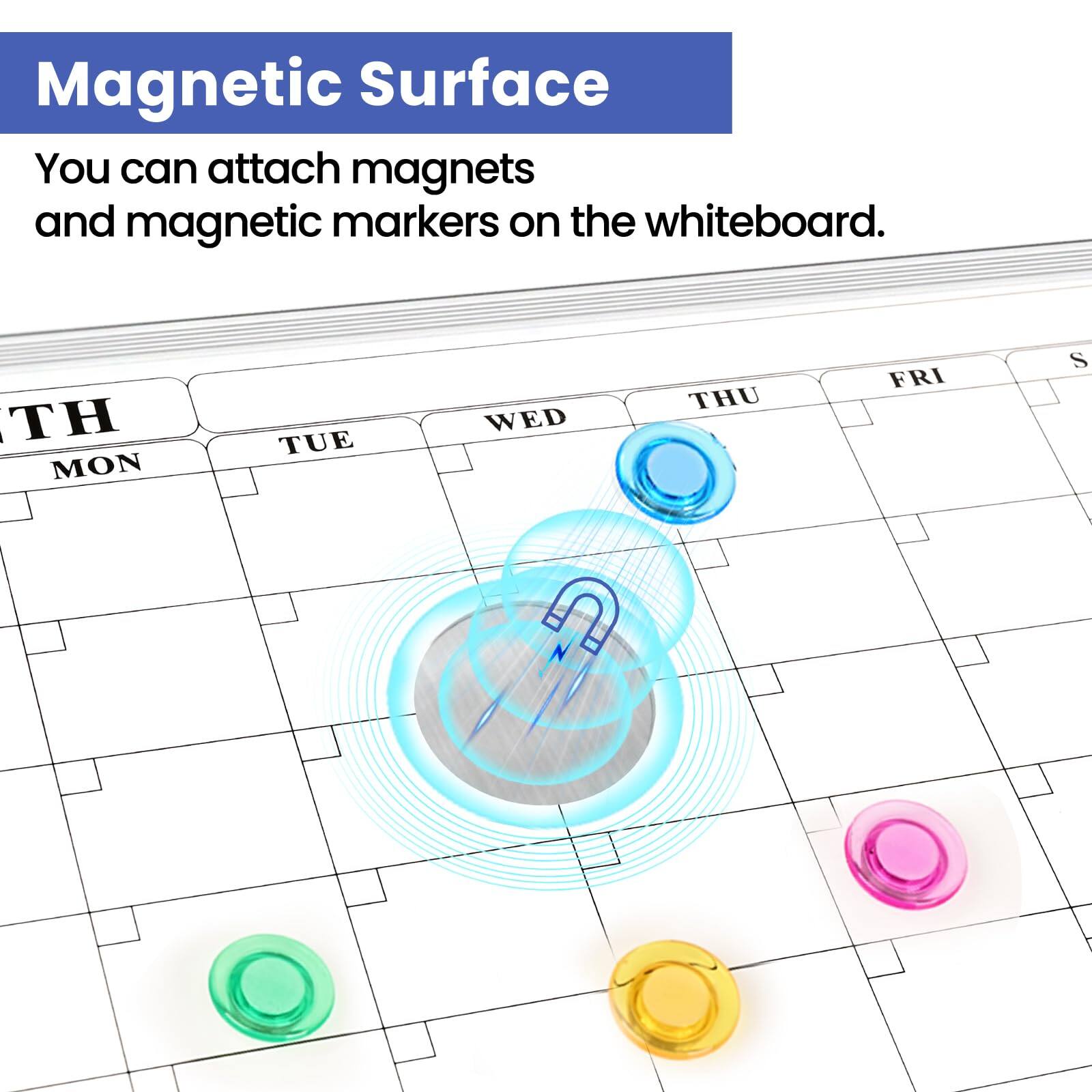 Magnetic Surface

You can attach magnets and magnetic markers on the whiteboard.

MON TUE WED THU FRI