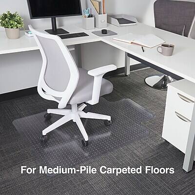 For Medium-Pile Carpeted Floors
