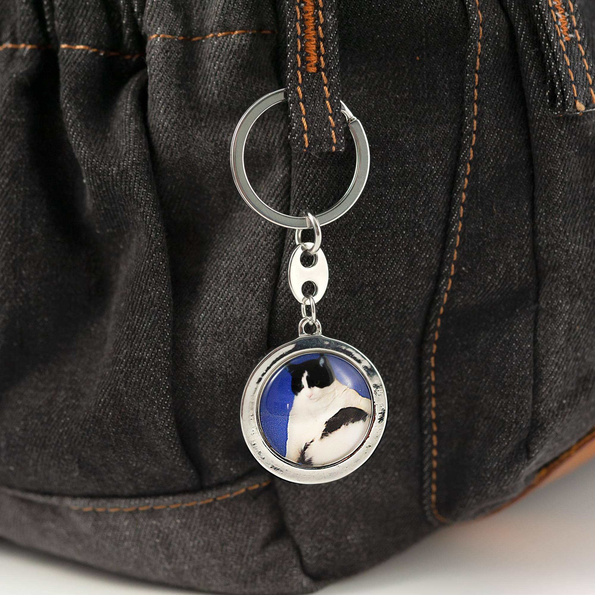 Alt View 3. Seven20 - Cat Key Ring Accessory | Multi-Purpose Key Chain | Perfect For Cat Lovers - Multi-Color.