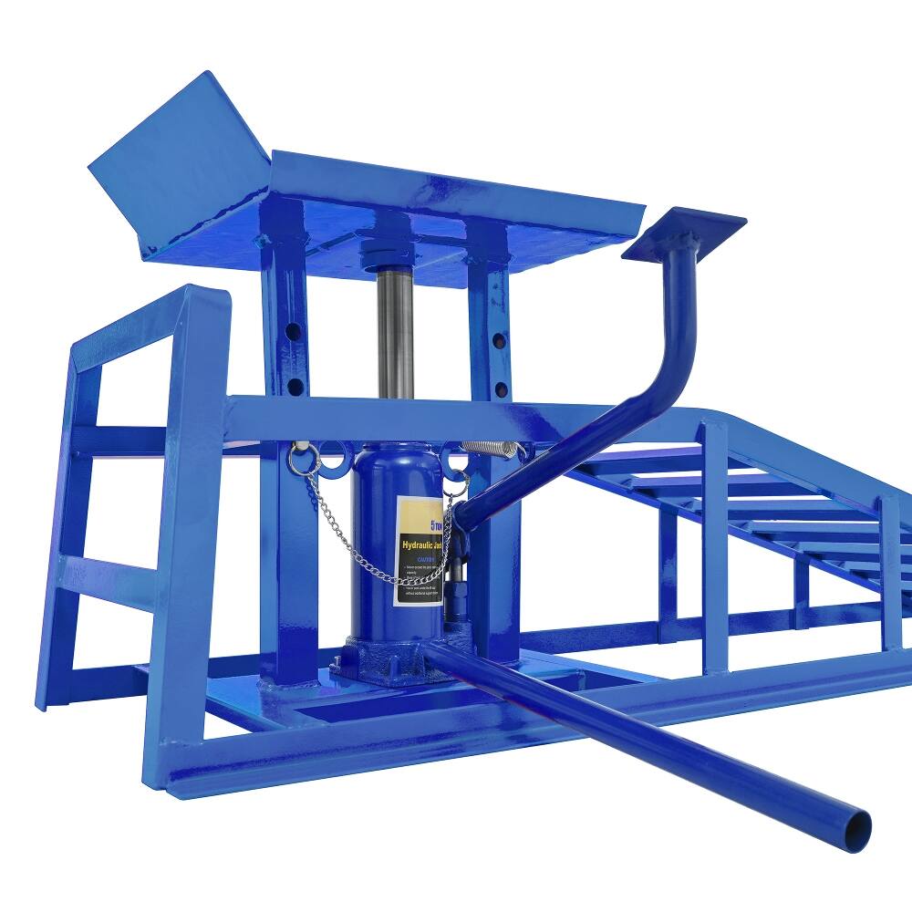 Alt View 10. Ropilly - 5 Ton Hydraulic Car Ramps 10000 Lbs Auto Lift Truck Service Ramps Pedal Adjustable Height Garage Repair Frame 2 Pack.