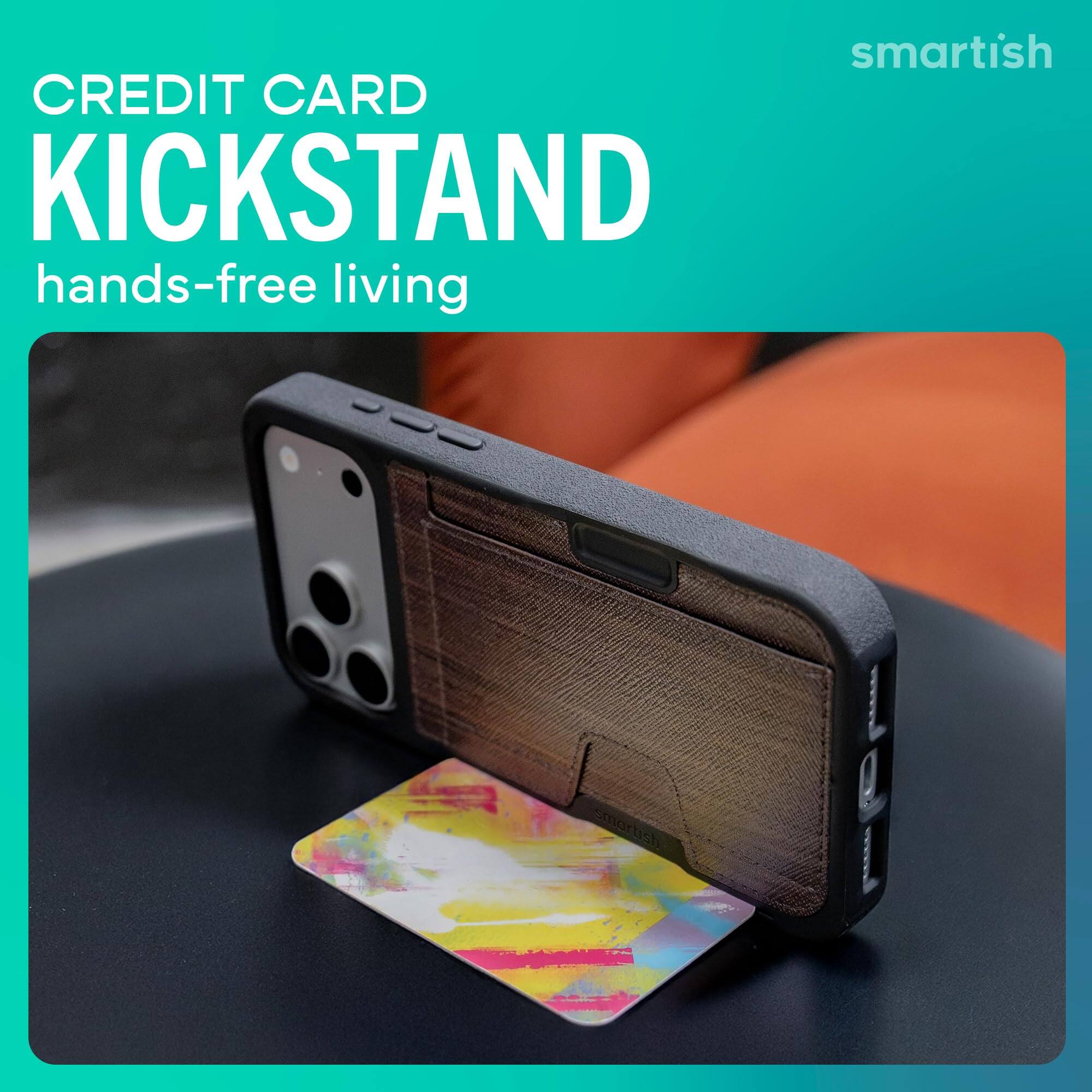 smartish  
CREDIT CARD KICKSTAND  
hands-free living