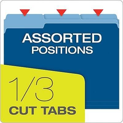 ASSORTED POSITIONS  
1/3 CUT TABS