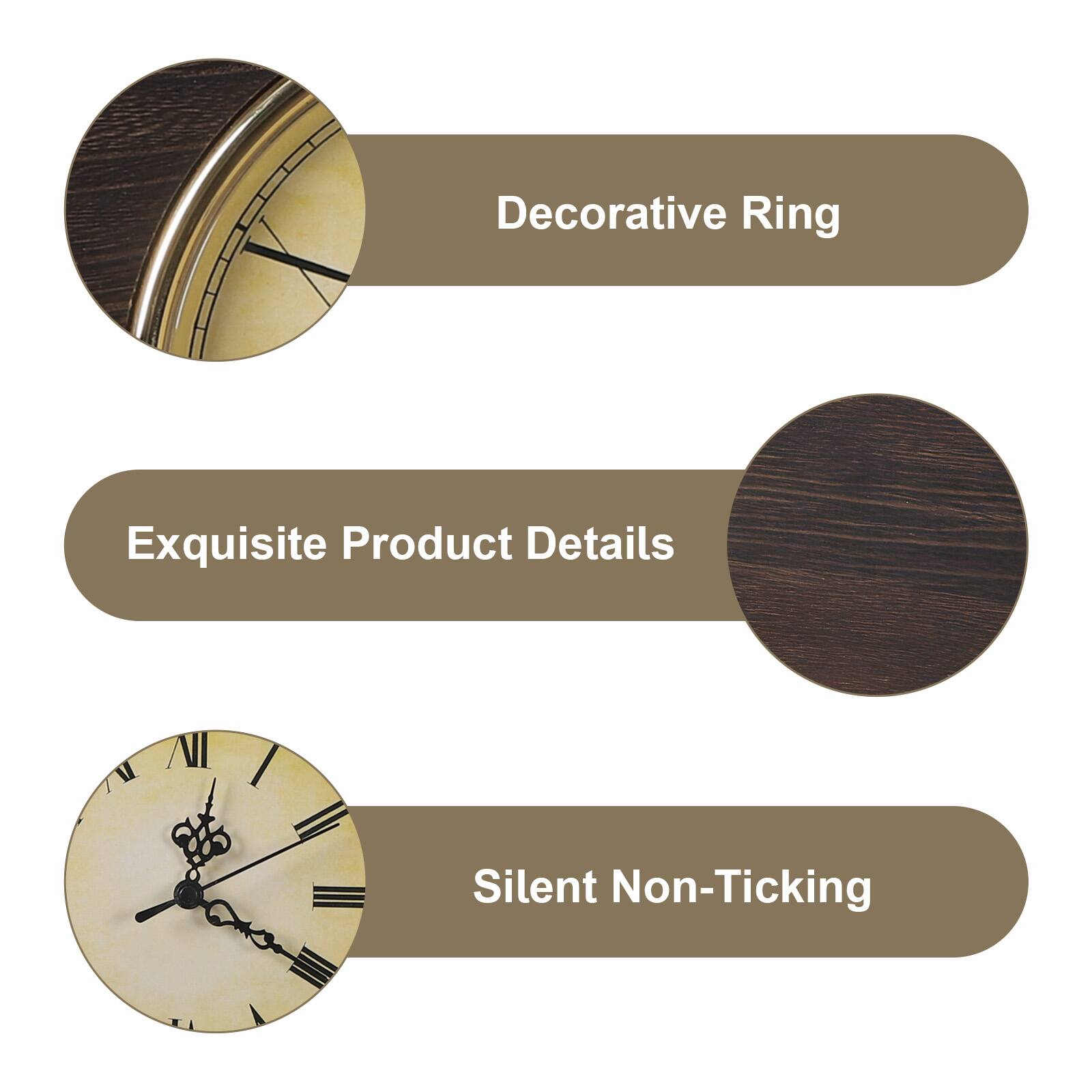 Decorative Ring  
Exquisite Product Details  
Silent Non-Ticking