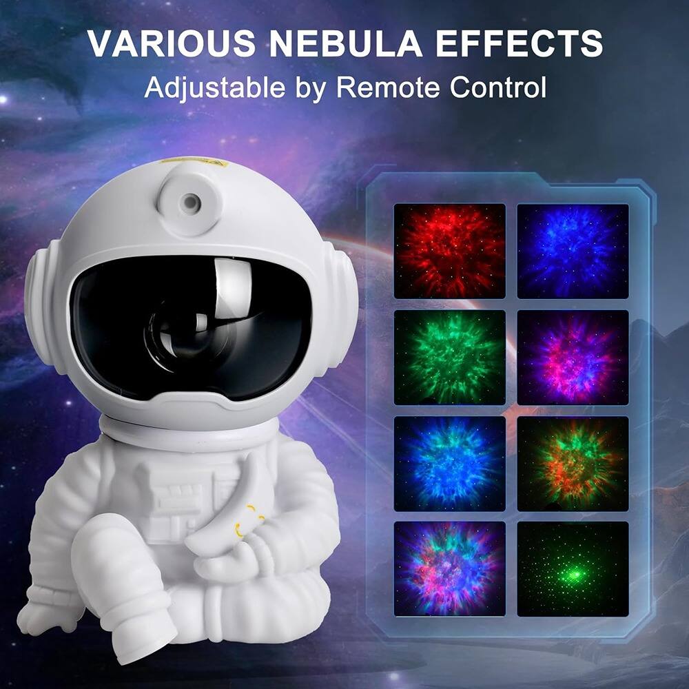 VARIOUS NEBULA EFFECTS  
Adjustable by Remote Control