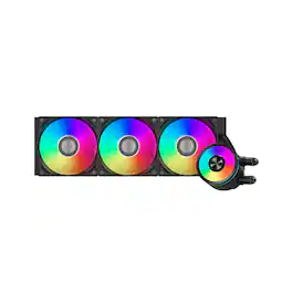 PCCOOLER - DA360 PRO ARGB 360mm AIO Water CPU Liquid Cooler - Black