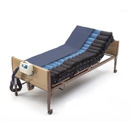 Invacare - MA500 microAIR Alternating Pressure Mattress System 350lb Capacity Air Therapy - Blue