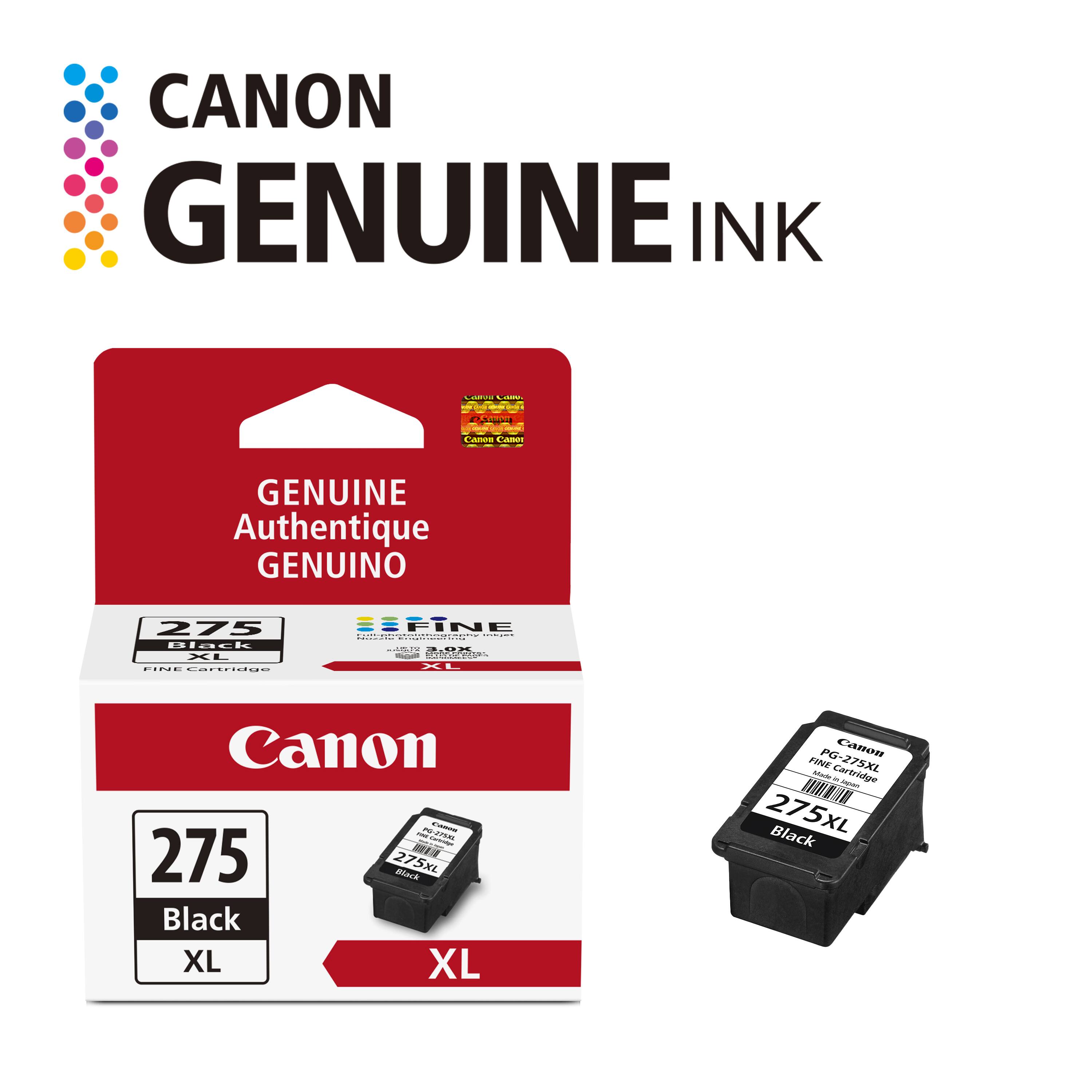 CANON GENUINE INK

CANON GENUINE INK

GENUINE Authentique GENUINO

275 Black XL

Canon

275 Black XL

FINE Cartridge

275XL Black
