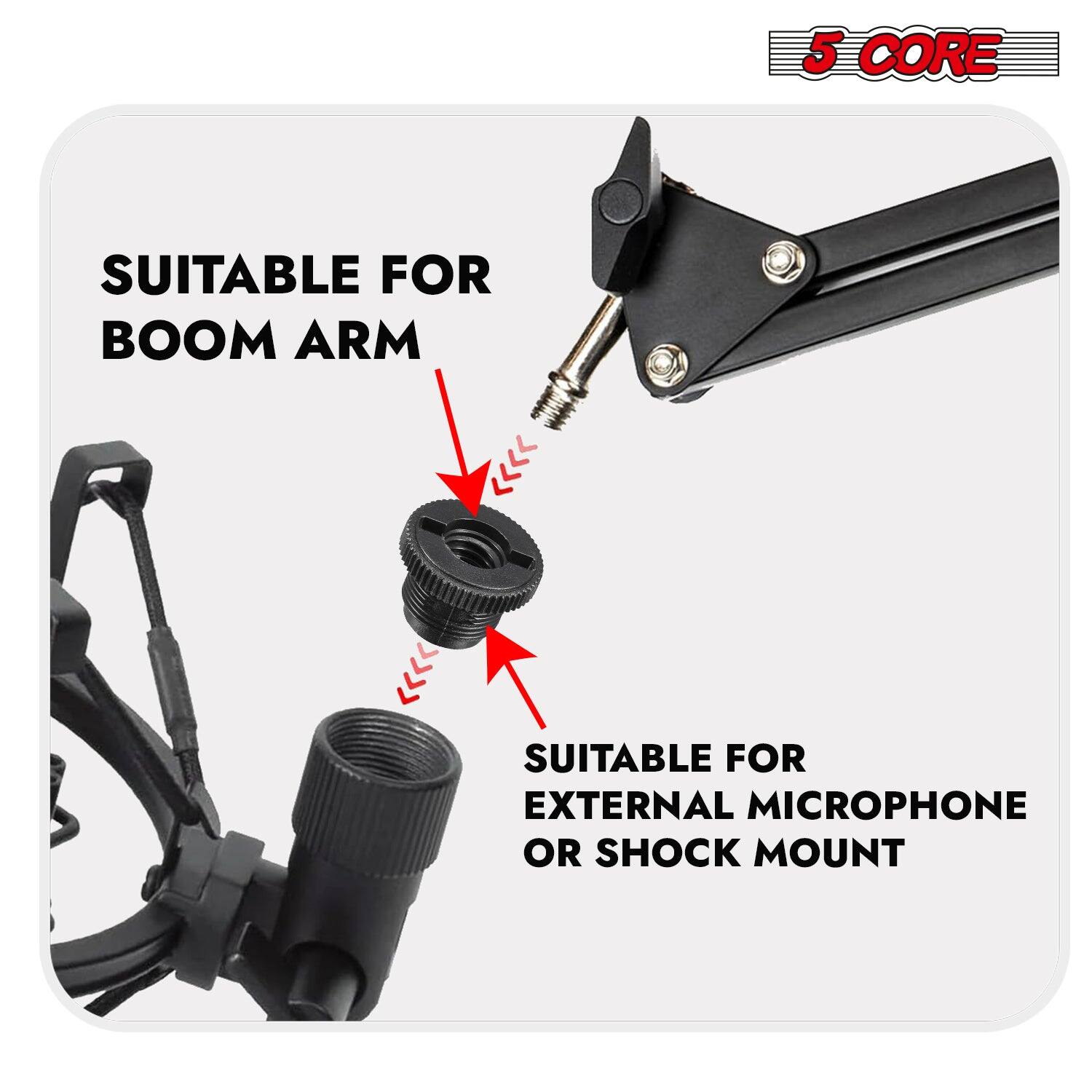 5 CORE, SUITABLE FOR BOOM ARM, SUITABLE FOR EXTERNAL MICROPHONE OR SHOCK MOUNT