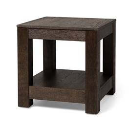 Maven Lane - Paulo Wooden Side Table Finish - Weathered Brown