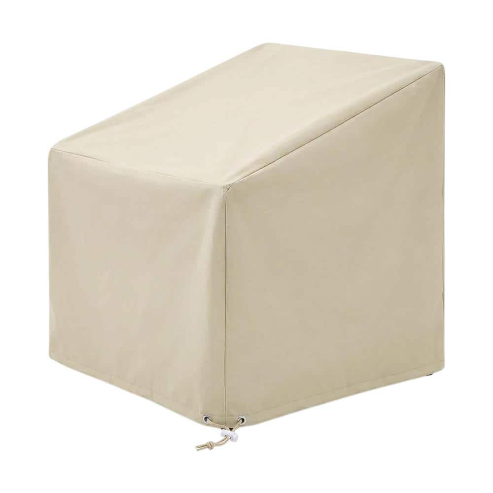 Crosley Furniture - 2Pc Outdoor Furniture Cover Set - Chair & Square Table/Ottoman - Tan price history on PriceWatchPro
