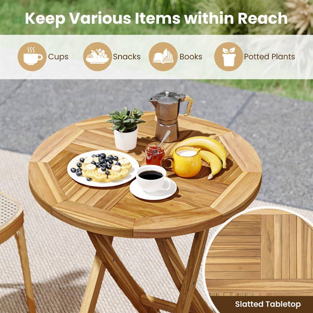 Keep Various Items within Reach

- Cups
- Snacks
- Books
- Potted Plants

Slatted Tabletop