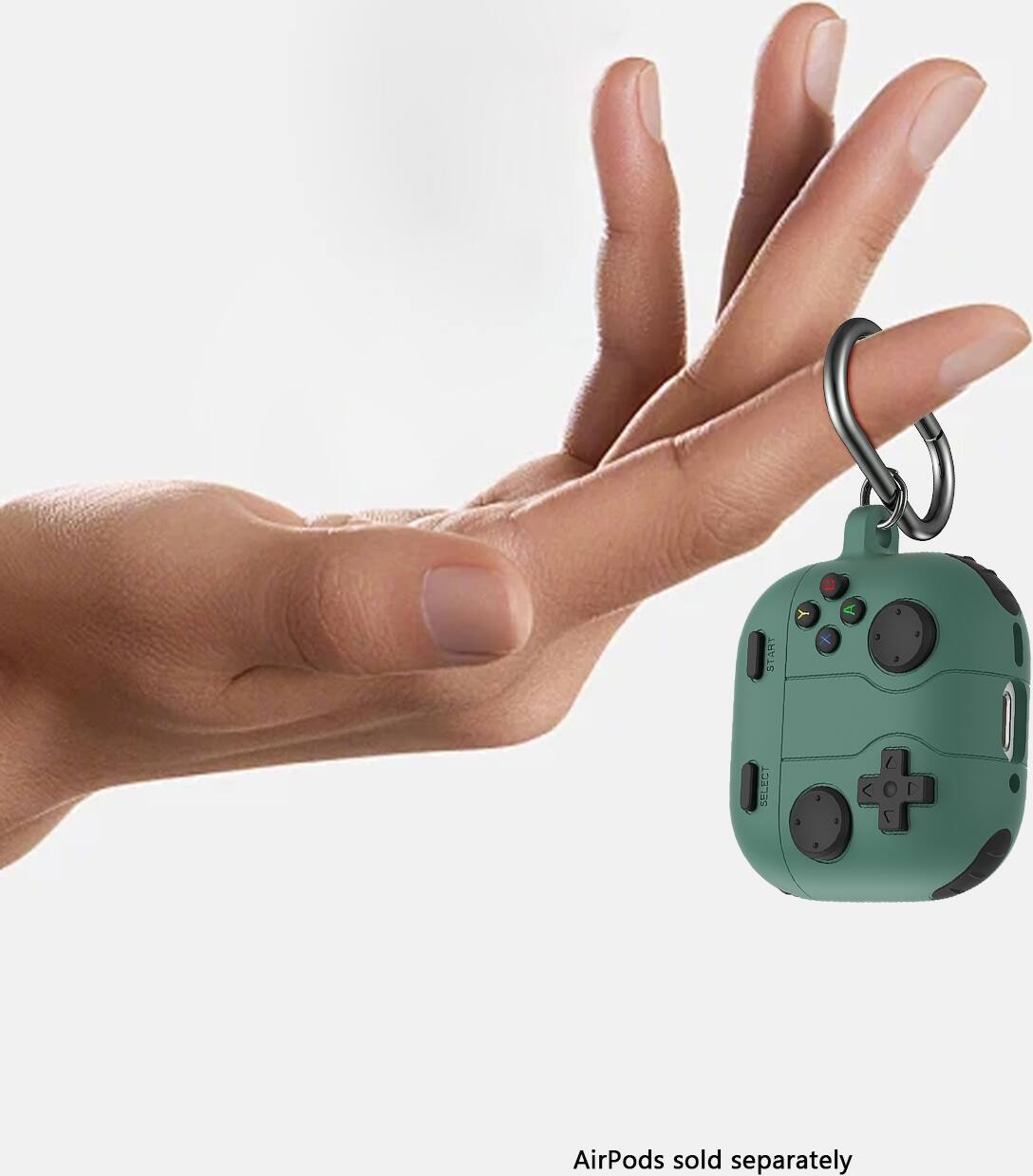 AirPods sold separately.