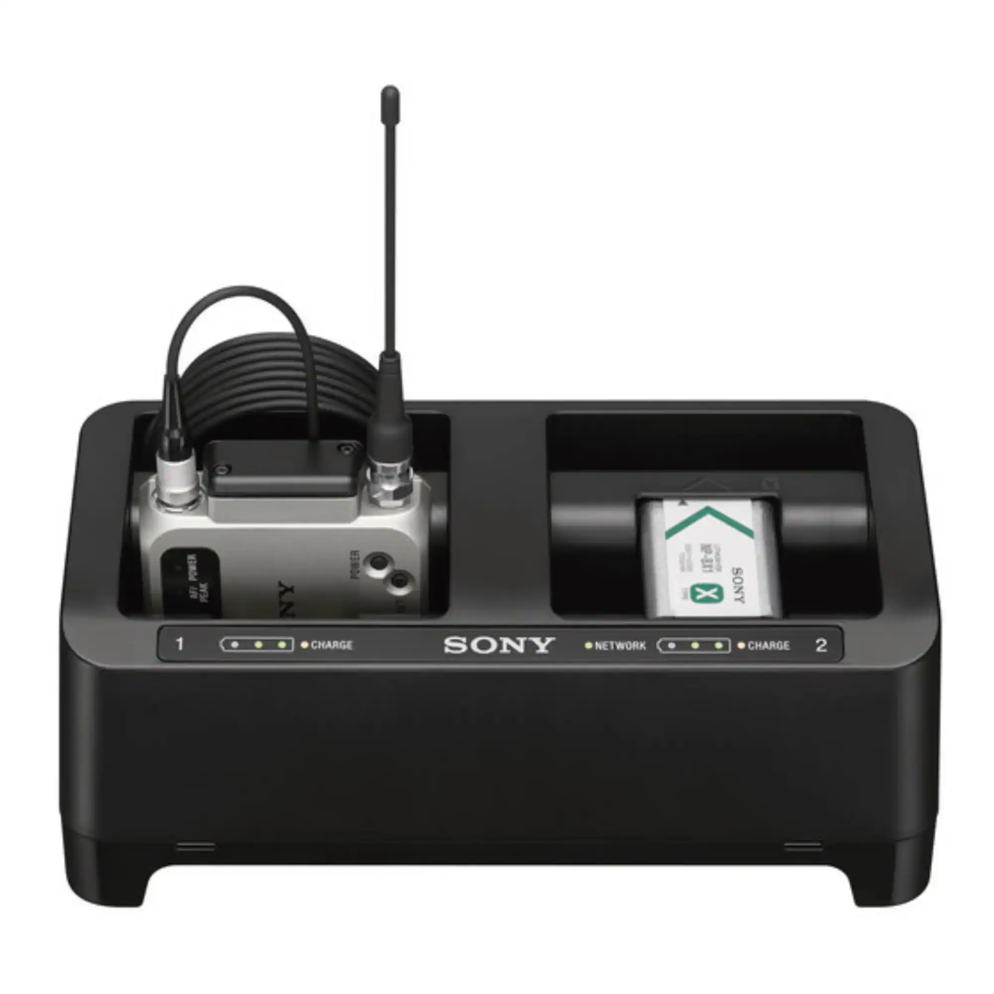 Sony - DWT-B03R Digital Wireless Mini Bodypack Transmitter with OLED Display - Silver