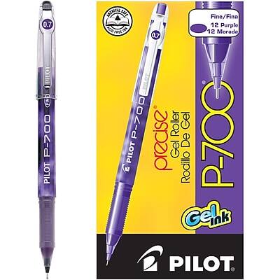 PILOT P-700  
Precise Gel Roller  
0.7  
Fine/Fina  
12 Purple/Morado  
Gel Ink  
PILOT