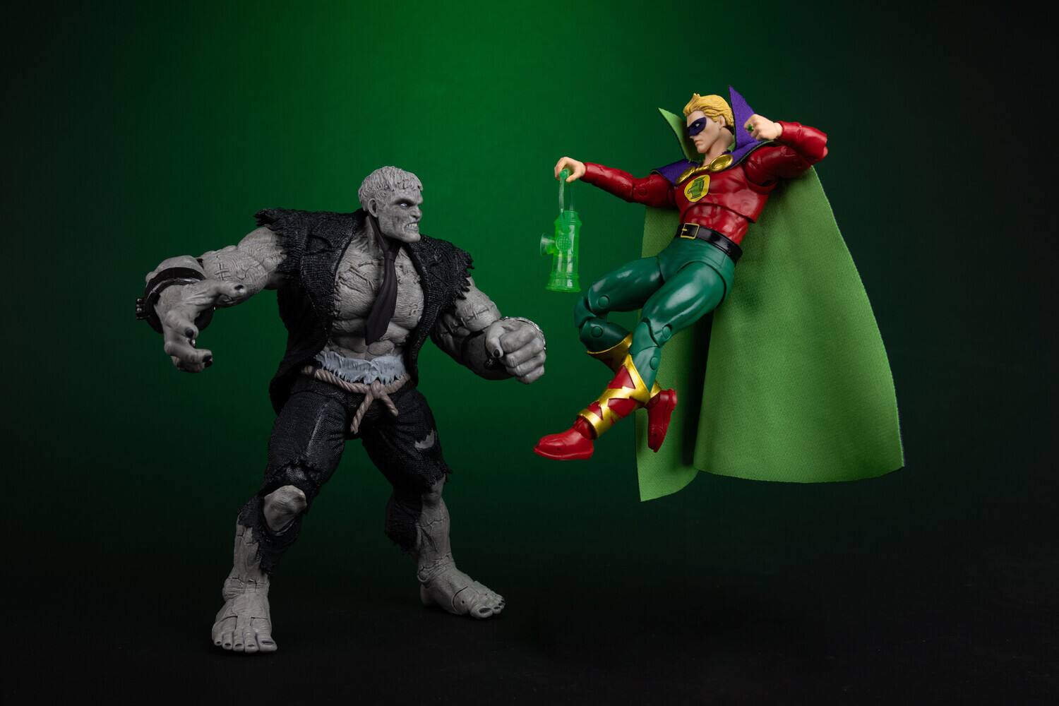 Alt View 3. McFarlane Toys - DC Multiverse - Solomon Grundy vs Green Lantern (JSA) 7" Action Figure and Mega Figure 2 Pack   - COLLECTIBLES - Multicolor.