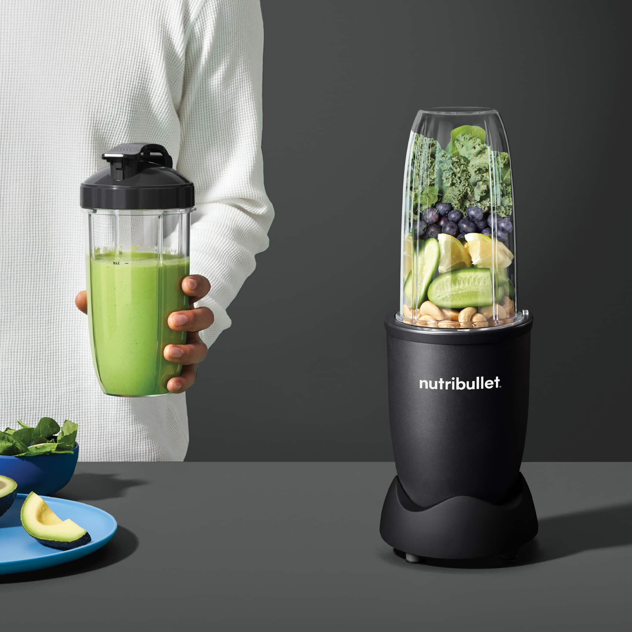NutriBullet PRO Single Serve Blender (900W) Black NB90901AK - Best Buy