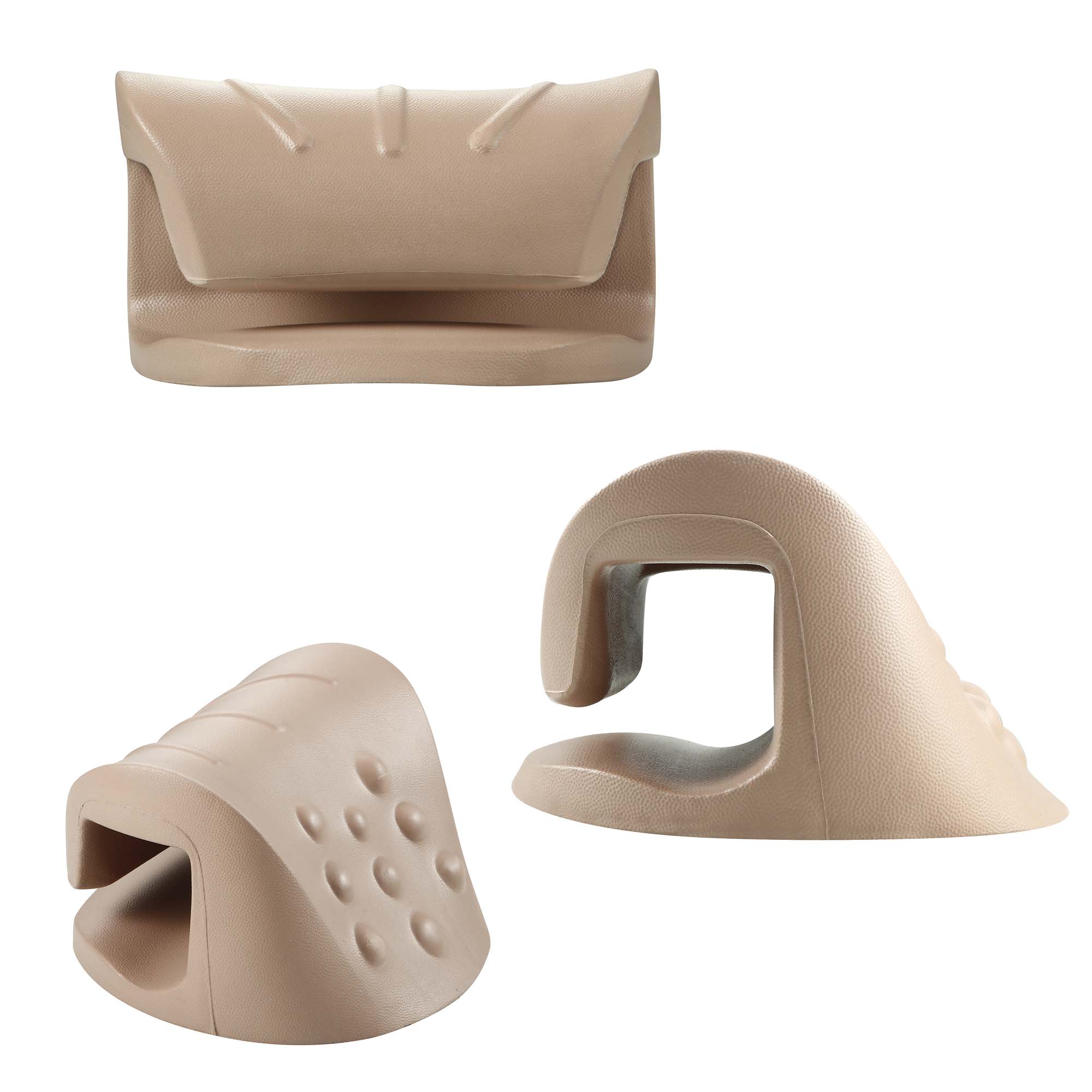 Angle. Pursonic - Neck and Shoulder Stretcher and Relaxer - Beige.