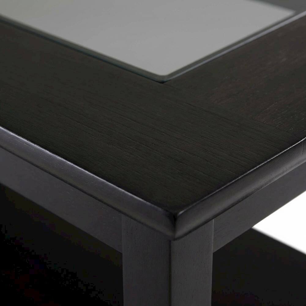 Alt View 2. FurniFact - Rectangular Coffee Table - Espresso.