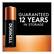 GUARANTEED
12 YEARS
IN STORAGE
DURACELL