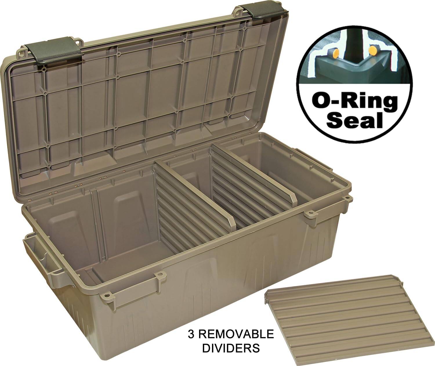 O-Ring Seal

3 REMOVABLE DIVIDERS