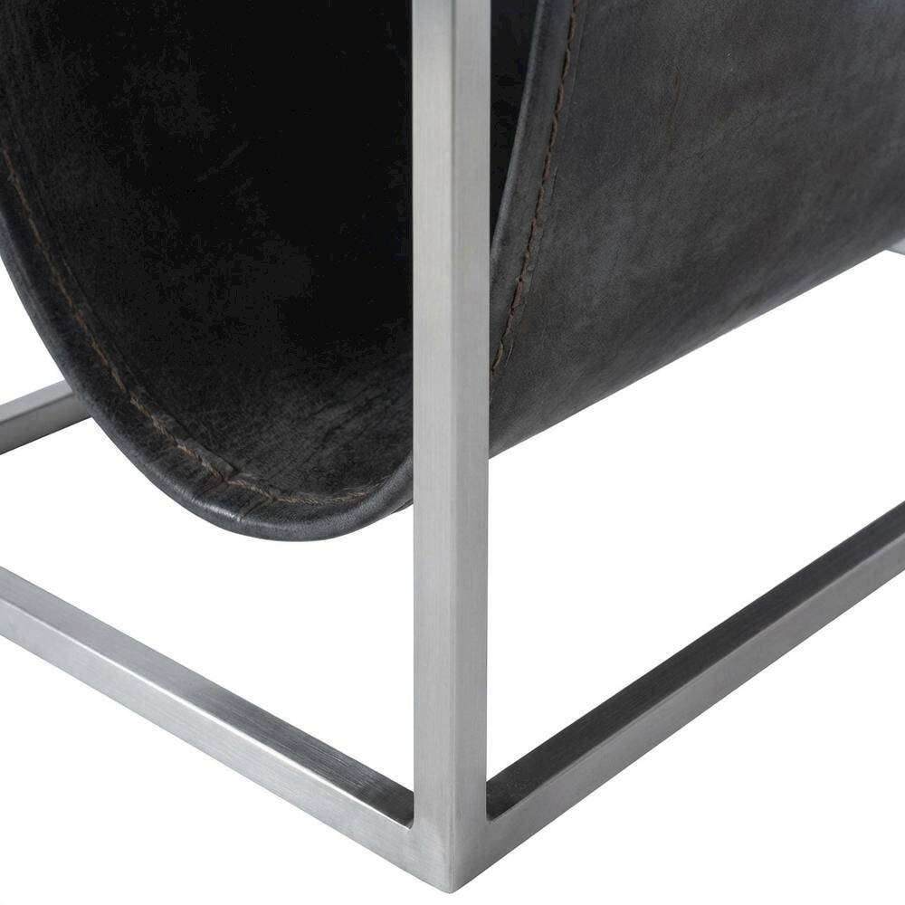Alt View 1. Starlight Canyon Home - Modern Magazine Table with Marble Top, Metal Accent Side Table for Living Room - Off-White.