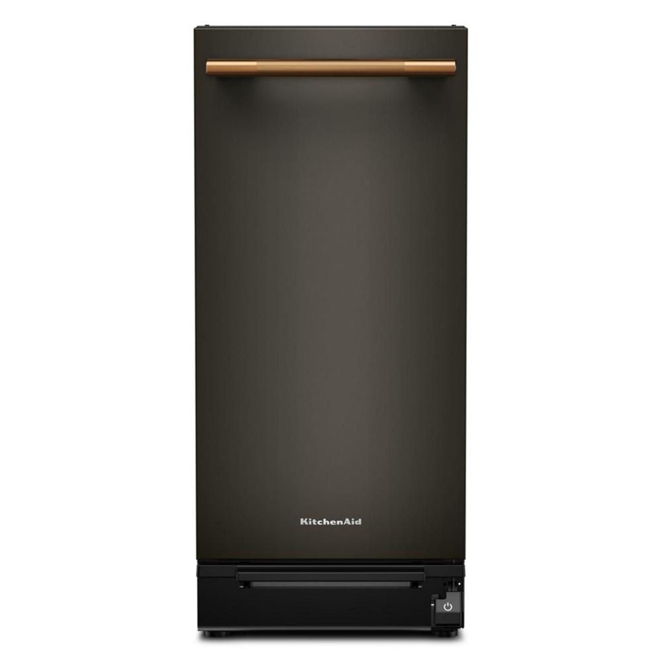 Alt View 9. KitchenAid - KitchenAid - KitchenAid 15 in. Built-In Trash Compactor with Built-In Odor Management System - Black Ore.
