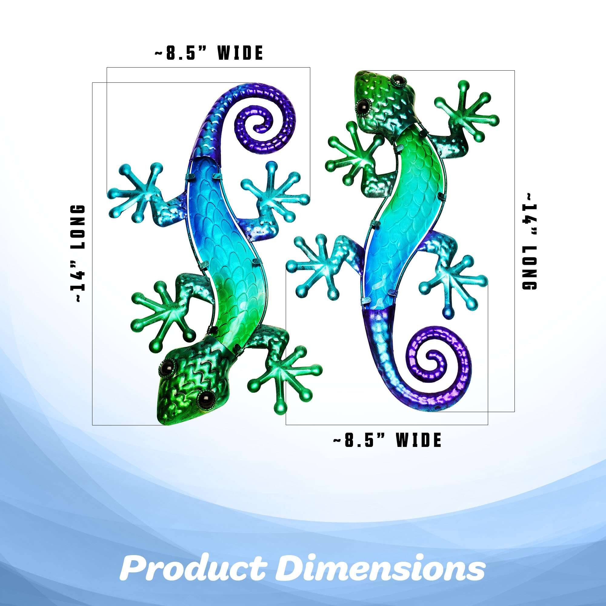 ~8.5" WIDE  
~14" LONG  
~8.5" WIDE  

Product Dimensions